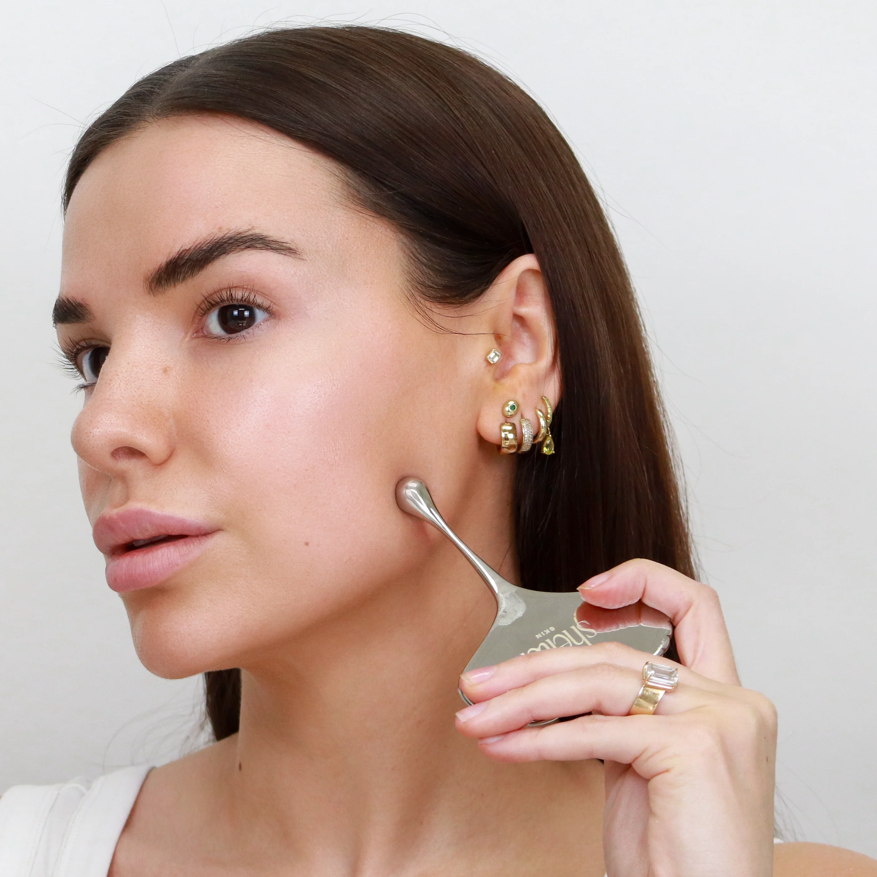 Contouring Stainless Steel Gua Sha - Image 4